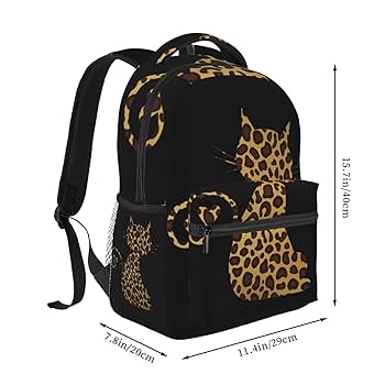 Amazon.co.jp: バックパック レオパードプリント ヒョウ柄